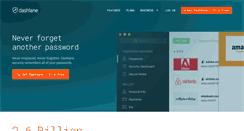 Desktop Screenshot of dashlane.com